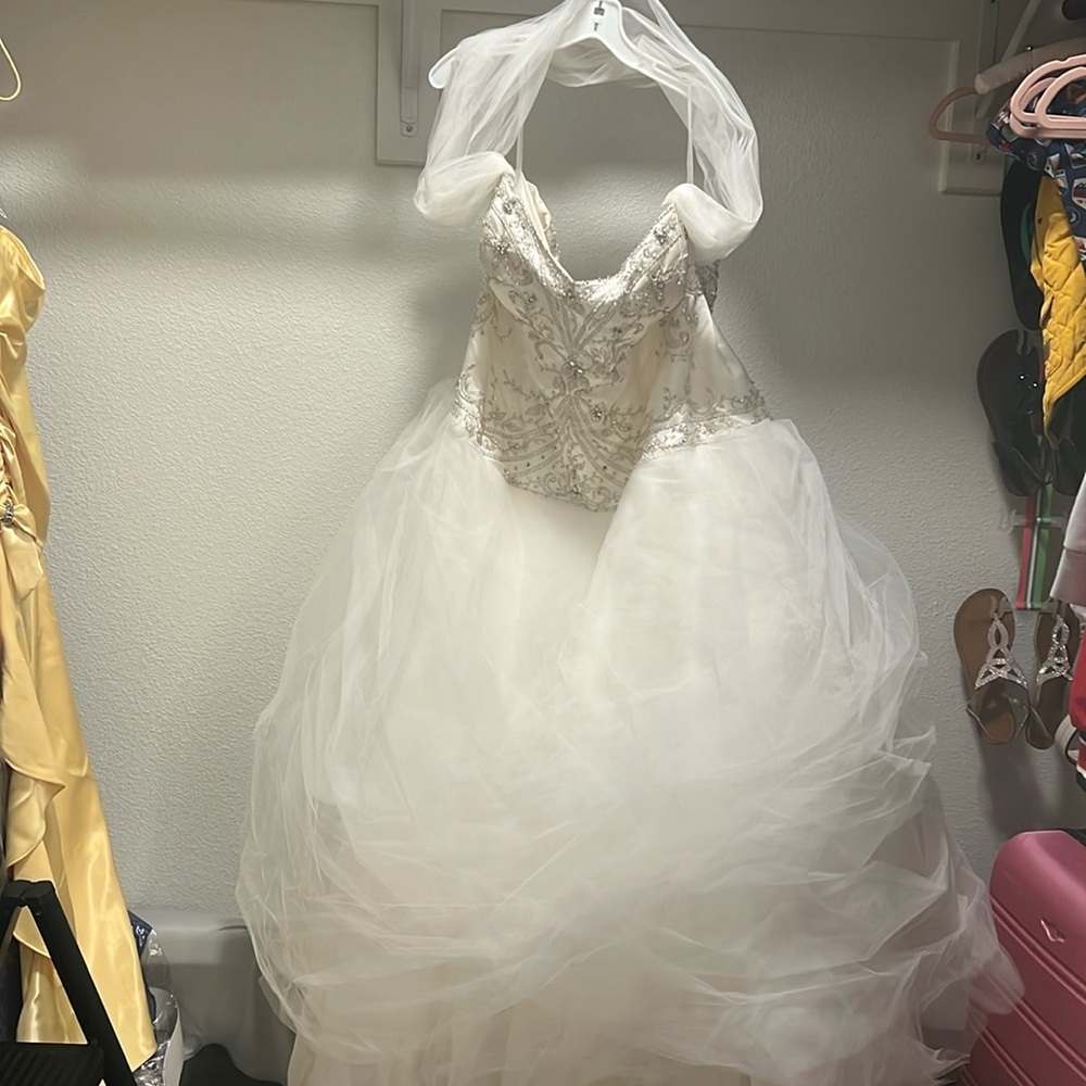 Princess Wedding Dress with Corset backing